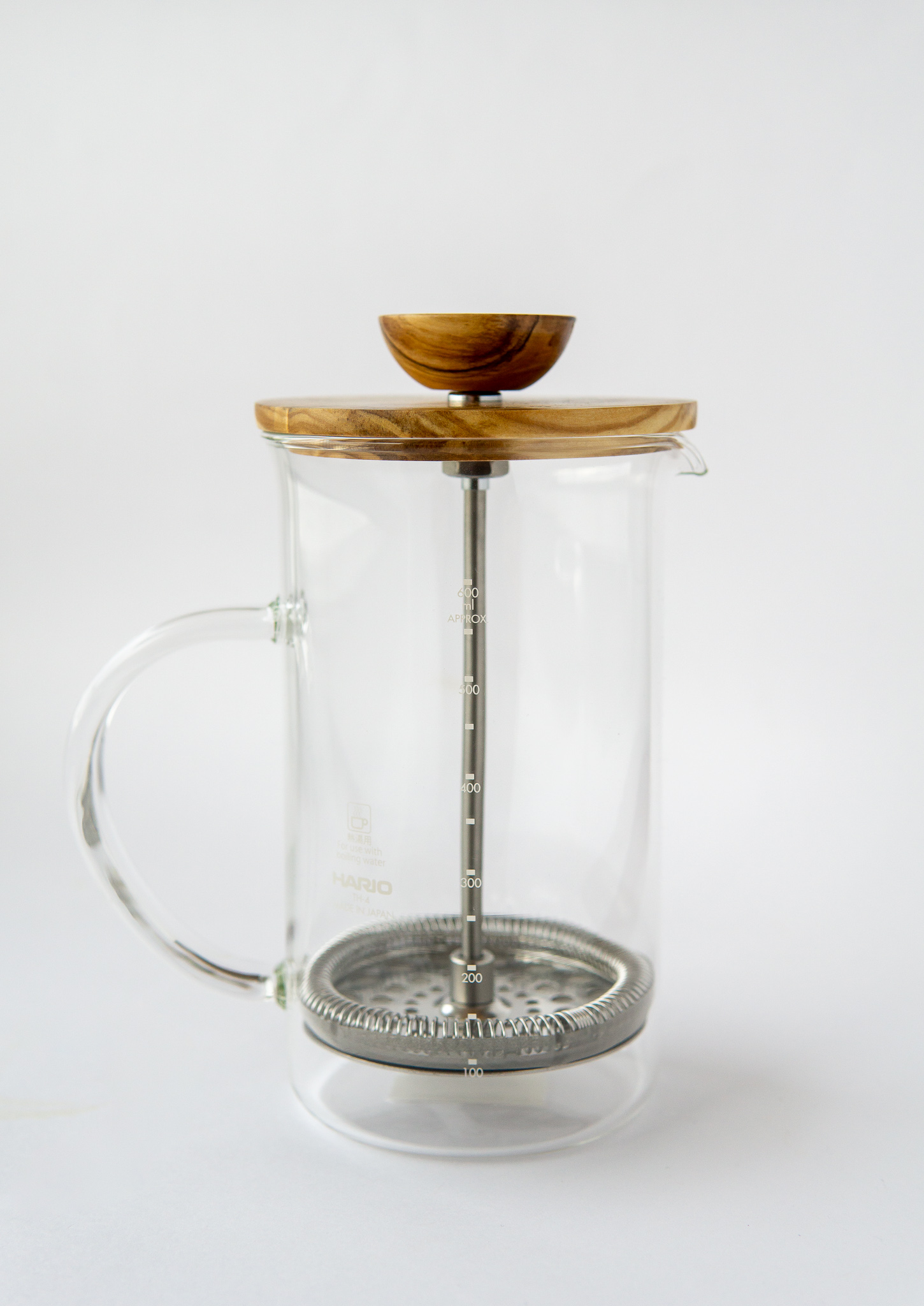 Tea Maker —Hario Olive Wood Coffee and Tea Press, 600ml – Laidrey