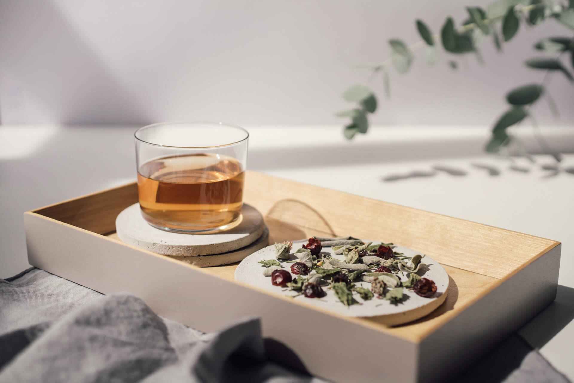 herbal tea rhoeco organic blend artisanal drink loose leaf