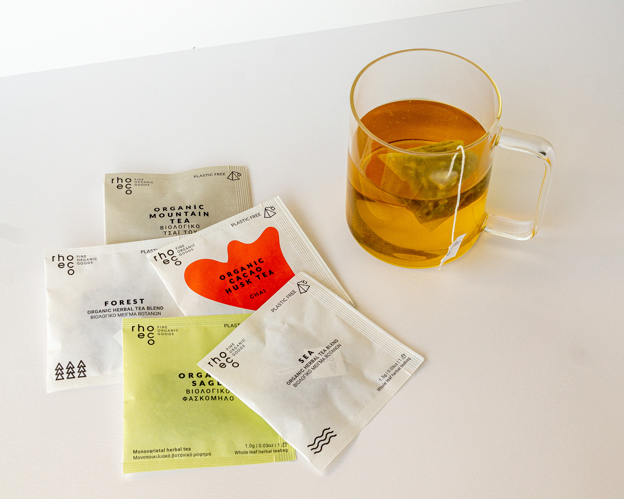 rhoeco enveloped pyramid teabags