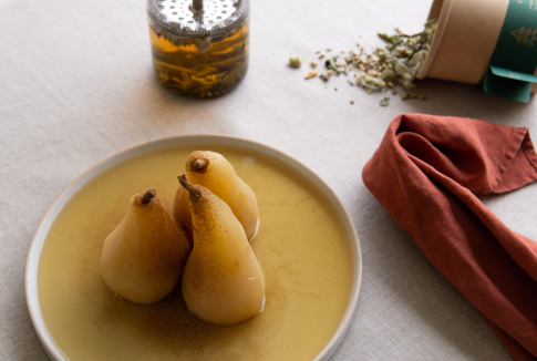 rhoeco poached pears sugar free christmas blend