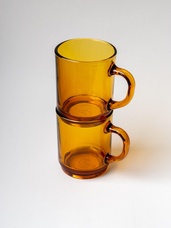 amber mug set of 2