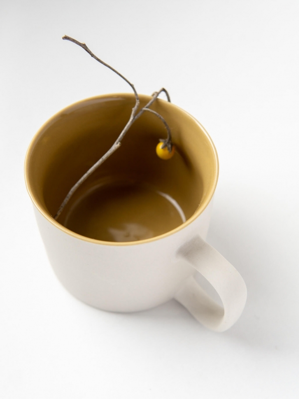 rhoeco kinta teacup light grey mustard