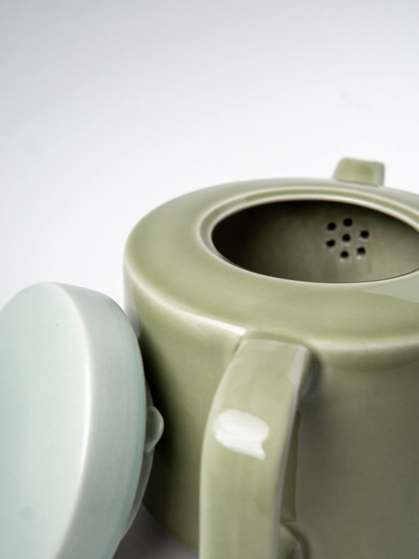 rhoeco kinta teapot celadon