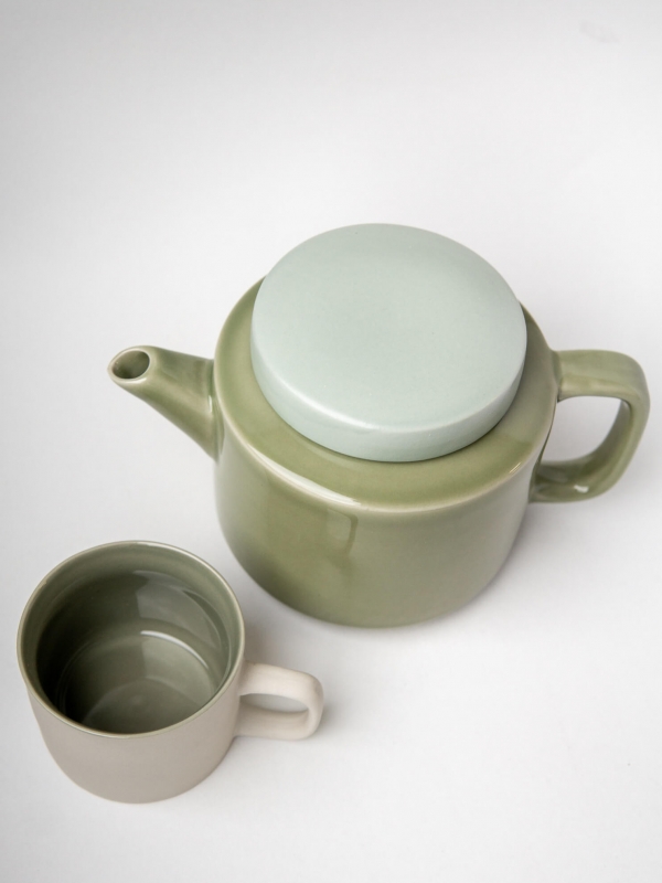 rhoeco kinta teapot celadon