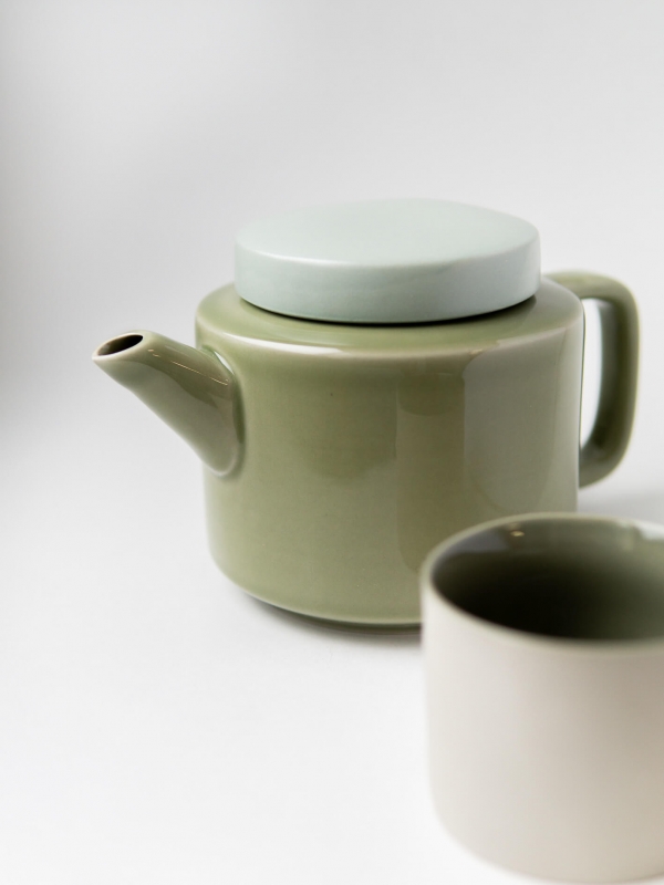 rhoeco kinta teapot celadon