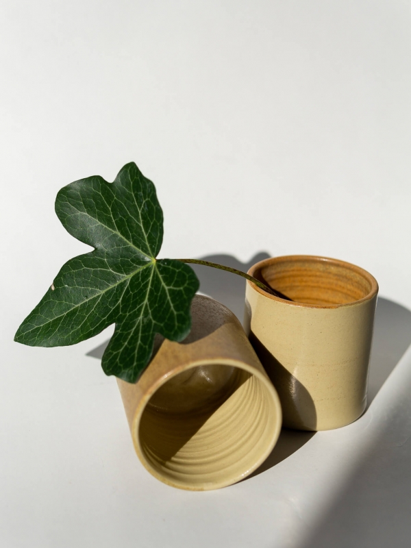 rhoeco miscellaneous stoneware handleless cups