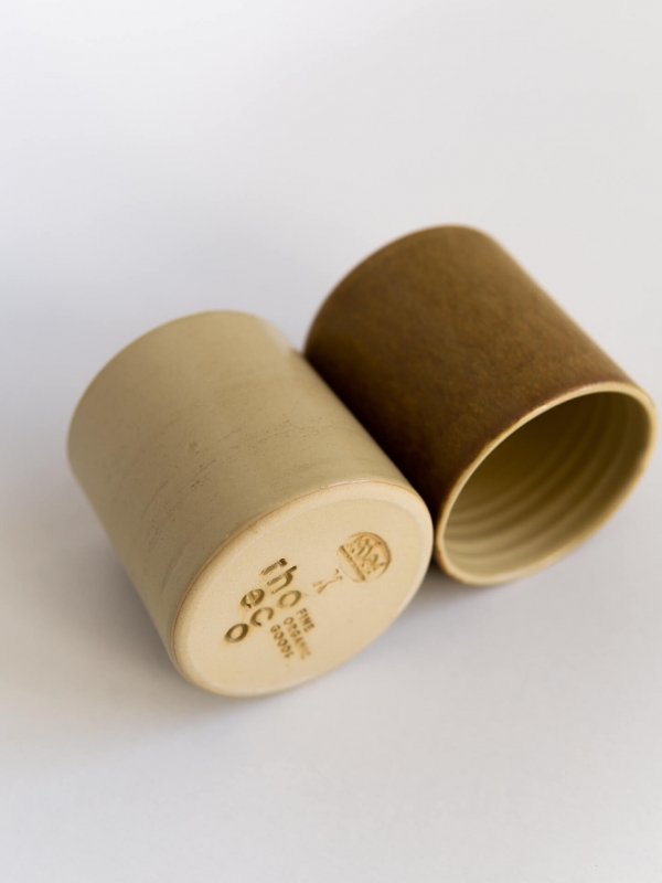 rhoeco miscellaneous stoneware handleless cups