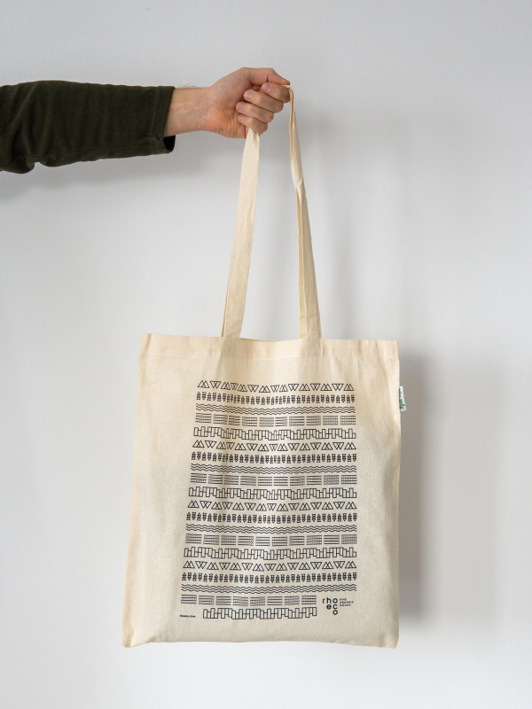 rhoeco organic cotton tote bag