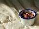 rhoeco rose petals flavoured chocolate mousse