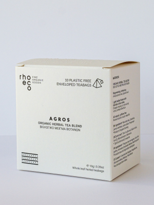 rhoeco agros herbal tea pyramid teabags