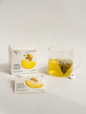 rhoeco-lemon ginger-compostable pyramids