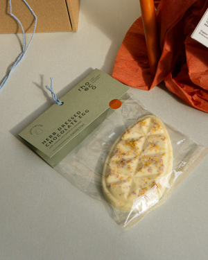 easter chocolate flat egg