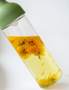 organic calendula flowers rhoeco marigold cold brew bottle